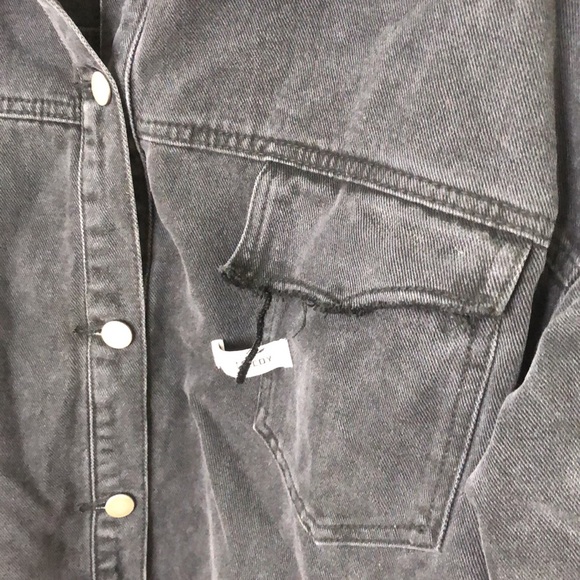 MACY MCCOY Black Denim Designer Jacket - Picture 4 of 6